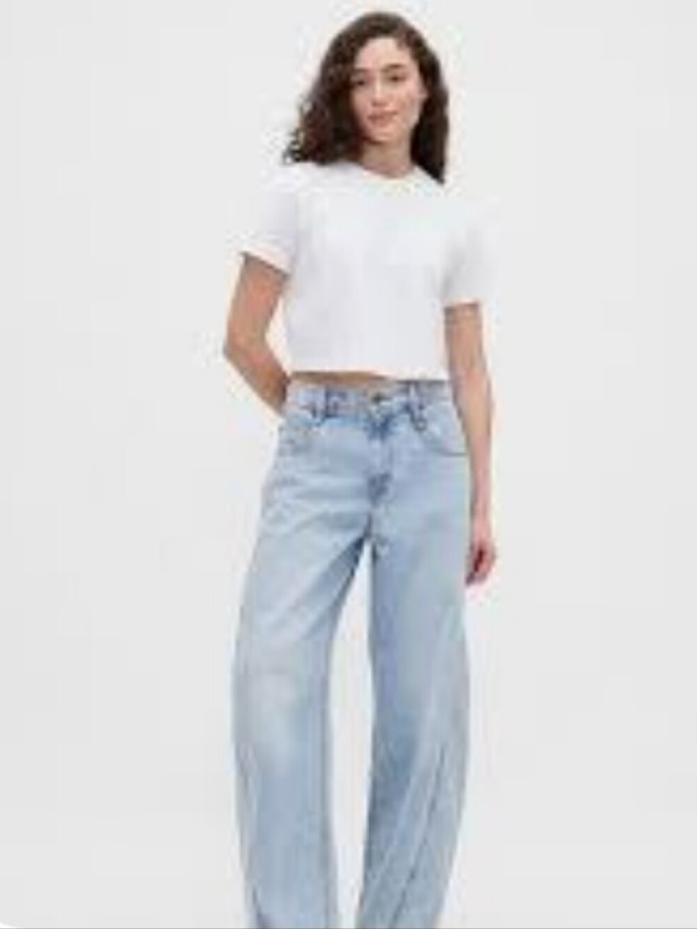 GAP x Beis High-Barrel Leg  Jeans.30/10R